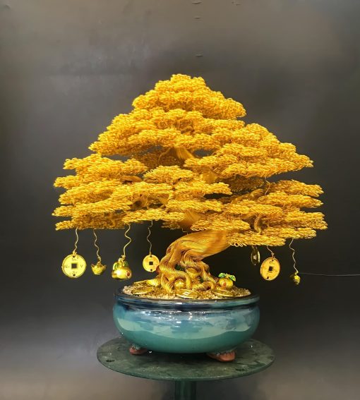 Bonsai-Baum aus Kupfer zum Dekorieren und Formen